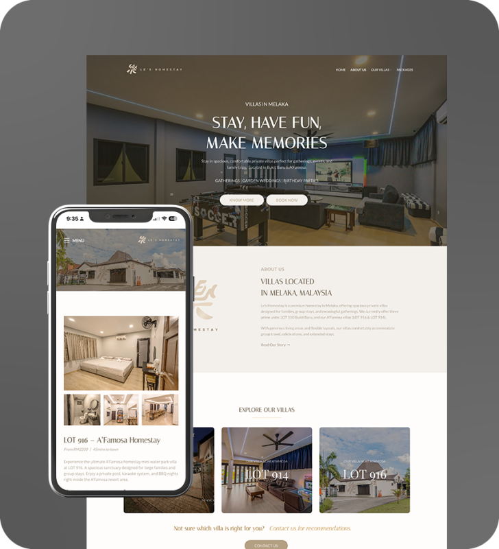 portfolio leshomestay